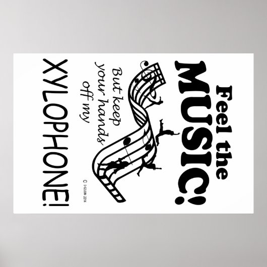 Xylophone fühlt sich wie Musik Poster (Vorne)