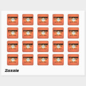 Xylophone ist nicht alles Square Sticker (Blatt)