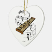 Xylophone Keramik Ornament (Links)
