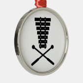 Xylophone Ornament Aus Metall (Rechts)