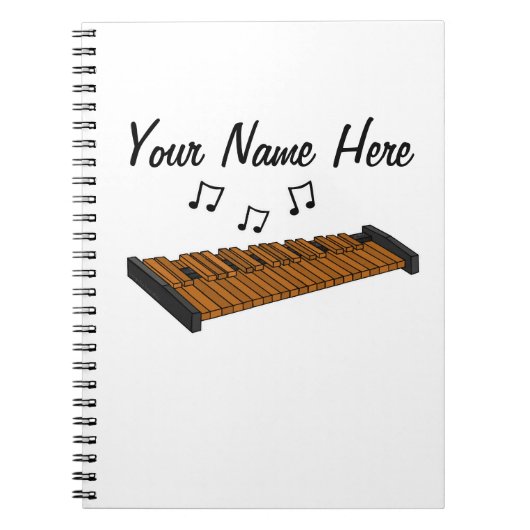 Xylophone Schlagzeug Lehrer Percussionist Custom Notizblock (Vorderseite)