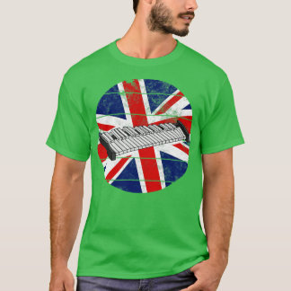 Xylophone UK Flag Großbritannien Xylophonist Percu T-Shirt
