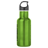 Xylophoneaholic Edelstahlflasche (Vorderseite)