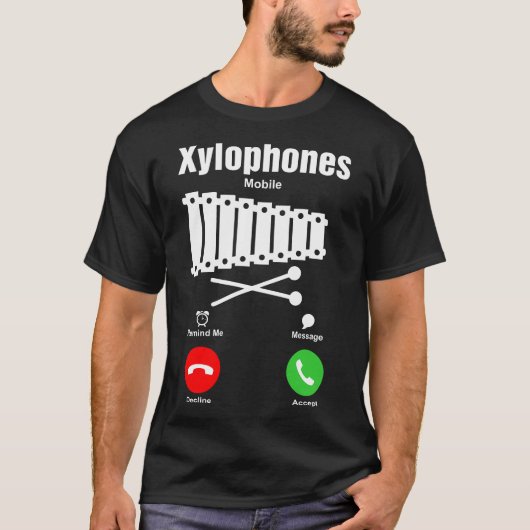 Xylophones-Mobile-T-Shirt T-Shirt (Vorderseite)