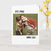 XYZ-PDQ! KARTE (Gelbe Blume)