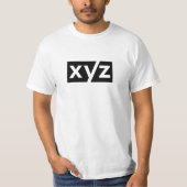 xyz tech it code T-Shirt (Vorderseite)