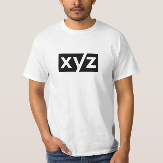 xyz tech it code T-Shirt (Vorderseite)