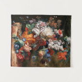 Xzendor7 Bouquet von Blume von Jan van Huysum Wandteppich (Vorderseite (Horizontal))