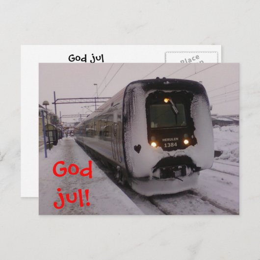 Y2-Julkort Postkarte (Vorne/Hinten)