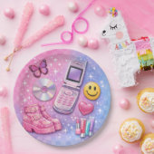 Y2K 2000's Party Plate Pappteller (Party)