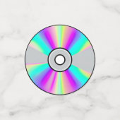 Y2K 90er / 2000er Party CD Konfetti (Klein Vorderseite)