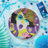 Y2K 90s/80er Paper Collage Party Teller (Party)