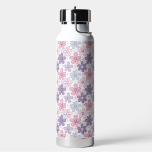 Y2K-Blumen-Nahtloses Muster Trinkflasche