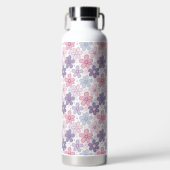 Y2K-Blumen-Nahtloses Muster Trinkflasche (Vorderseite)