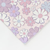 Y2K-Blumenmuster Fleecedecke (Ecke)