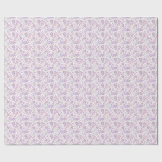 Y2K-Blumenmuster Geschenkpapier (Flach)