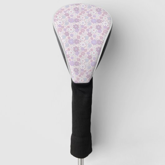Y2K-Blumenmuster Golf Headcover (Vorderseite)