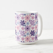 Y2K-Blumenmuster Kaffeetasse (VorderseiteRechts)