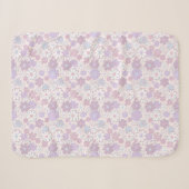 Y2K-Blumenmuster Sherpadecke (Vorderseite (Horizontal))