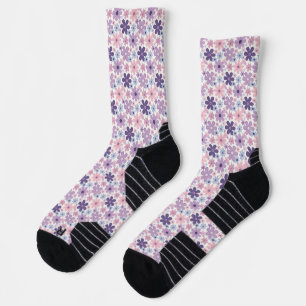 Y2K-Blumenmuster Socken