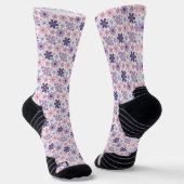 Y2K-Blumenmuster Socken (Gewinkelt)