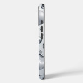 Y2K Chrome Bubble 3D Silver Case (Rückseite / Links)