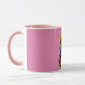 Y2K Cyber Glitch Kaffeetasse (Links)