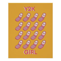 Y2K Drehend Telefone Herzmuster