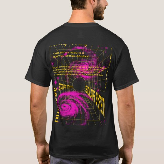 Y2K Galaxy Design T-Shirt (Rückseite)