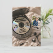 Y2K-Geburtstagsfoto Einladung (Stehend Vorderseite)