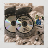 Y2K-Geburtstagsfoto Einladung (Vorne/Hinten)