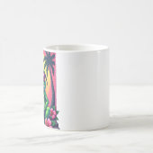 Y2K Grumpy Frosch Flip Phone Vaporwave Tropisch Kaffeetasse (Mittel)