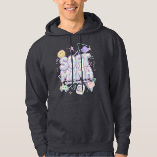 Y2K Holografisches Soft Mama Retro Gamer Ästhetik  Hoodie