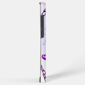 Y2K Iridescent Heart & Lila Ketten Handy Case Samsung Galaxy Hülle (Rechte Seite)