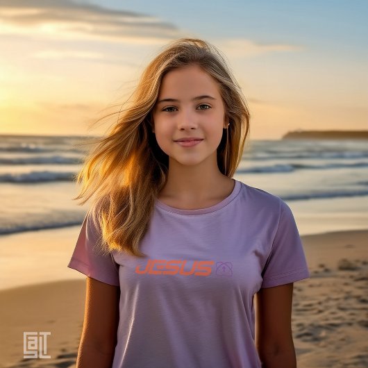 Y2K Jesus Spherical Cross Christian Inspirational T-Shirt