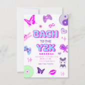 Y2K-Junggeselinnen-Abschied Einladung (Vorderseite)