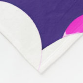 Y2K Lebhafte Wildblume Fett Retro Spring Design Fleecedecke (Ecke)