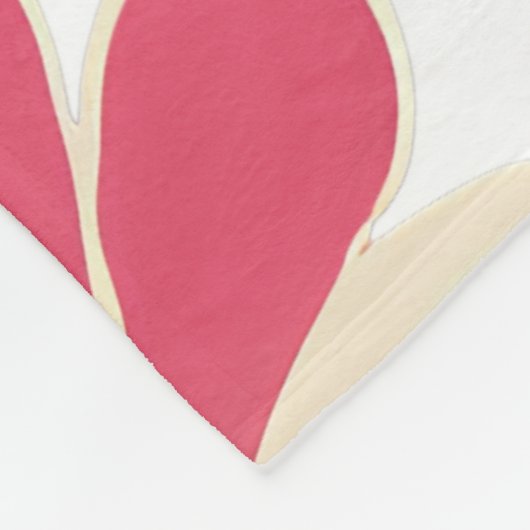 Y2K Lebhafte Wildblume Fett Retro Spring Design Fleecedecke (Ecke)