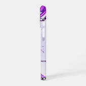 Y2K Lila Stil für iPhone 16 Hülle (Linke Seite)