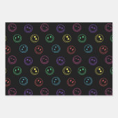 Y2K Preppy Aesthetic Smile Face Geschenkpapier Set (Vorderseite 3)