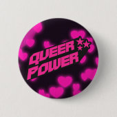 Y2K Queer Power Stolz Button (Vorderseite)