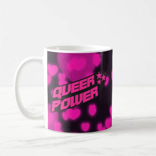 Y2K Queer Power Stolz Kaffeetasse (Links)