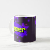 Y2K Queere Stolz Kaffeetasse (Vorderseite Links)