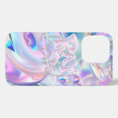 Y2K Regenbogen Hologramm Stil einzigartig für iPho iPhone Hülle (Rückseite (Horizontal))