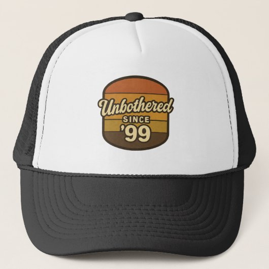 Y2K Retro Stripes Throwback Geschenk - Seit '99 Truckerkappe (Vorderseite)
