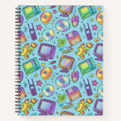 Y2K Retro Tech Aesthetic Journal Notizblock (Vorderseite)