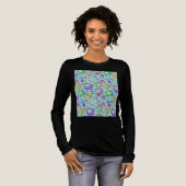 Y2K Retro-Tech-Ästhetik-Grafiken Tri-Blend Shirt (Volle Vorderseite)