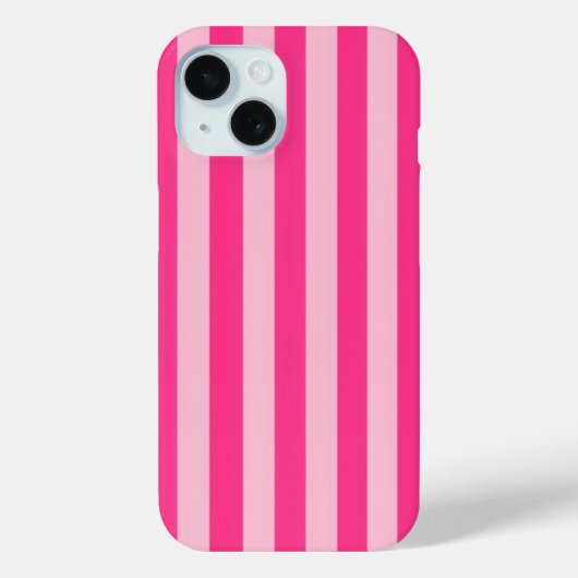 Y2K Rosa Gestreift Case-Mate iPhone Hülle (Rückseite)