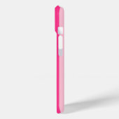 Y2K Rosa Gestreift Case-Mate iPhone Hülle (Rückseite / Links)