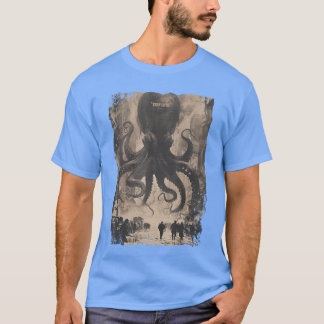 Y2K Streetwear Vintage Fashion Octopus Horror Mons T-Shirt